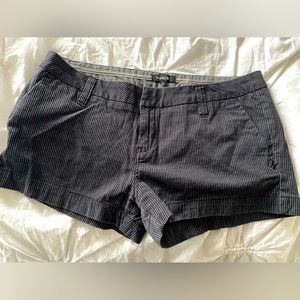 Hurley striped navy shorts. Size medium women’s, size 11 girls